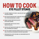 How to cook eye fillet steak