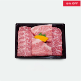 Miyazaki Japanese A5 Wagyu Yakiniku Tasting Plate Marbling Score 12 - 500g