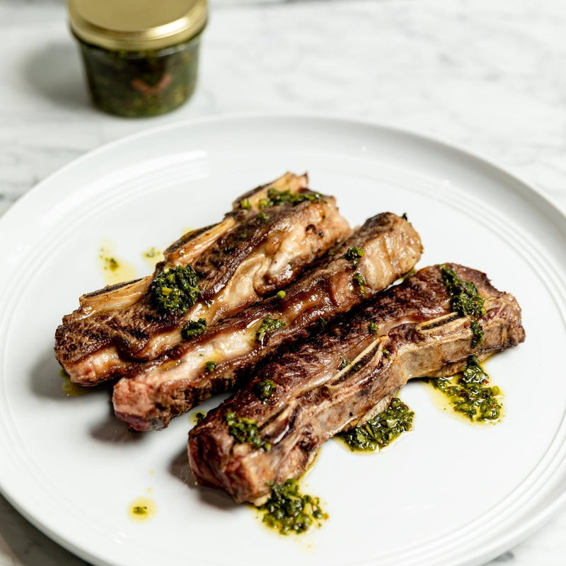 Beef Asado Style Ribs Grass Fed Angus Southern Ranges - 250g x 3 Pieces