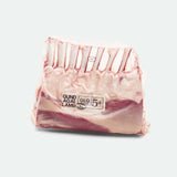 Delicious Lamb Rack 8-Rib Cap Off Frenched Gundagai Lamb GLQ 5+ - Vic's Meat