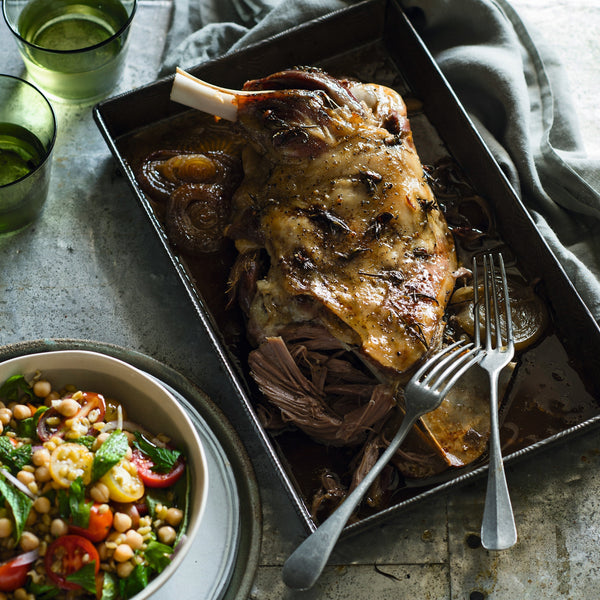 Slow-Cooked Lamb Shoulder with Anchovies, Garlic and Rosemary (ready)
