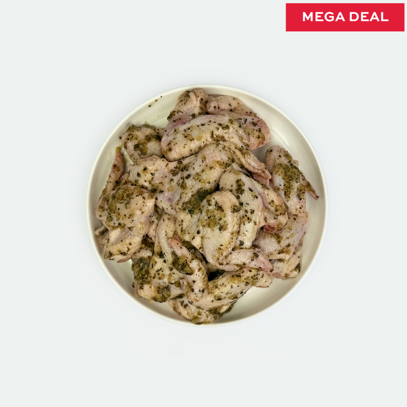 Chicken Wings La Ionica Marinated Lemon, Garlic & Oregano Mega Special - 2kg