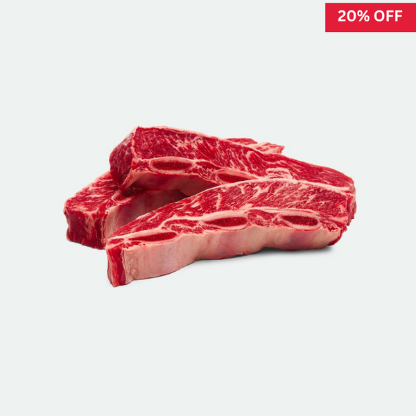 Beef Asado Style Ribs Grass Fed Angus Southern Ranges - 250g x 3 Pieces