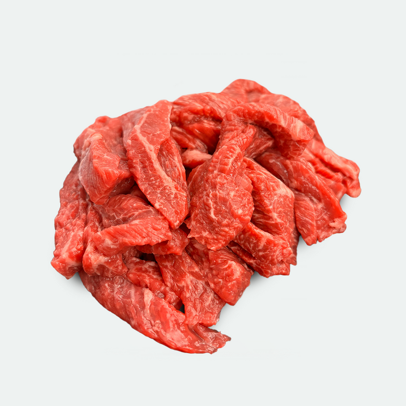 Fullblood Wagyu Stir Fry Strips Marbling Score 9+ Stone Axe - 300g