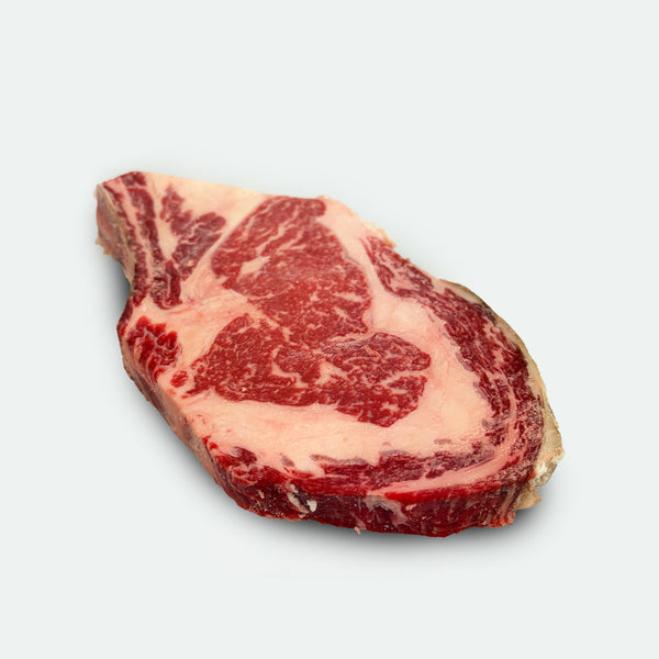 Dry Aged Beef Rib Eye Steak O'Connor Superior Marbling Score 5+