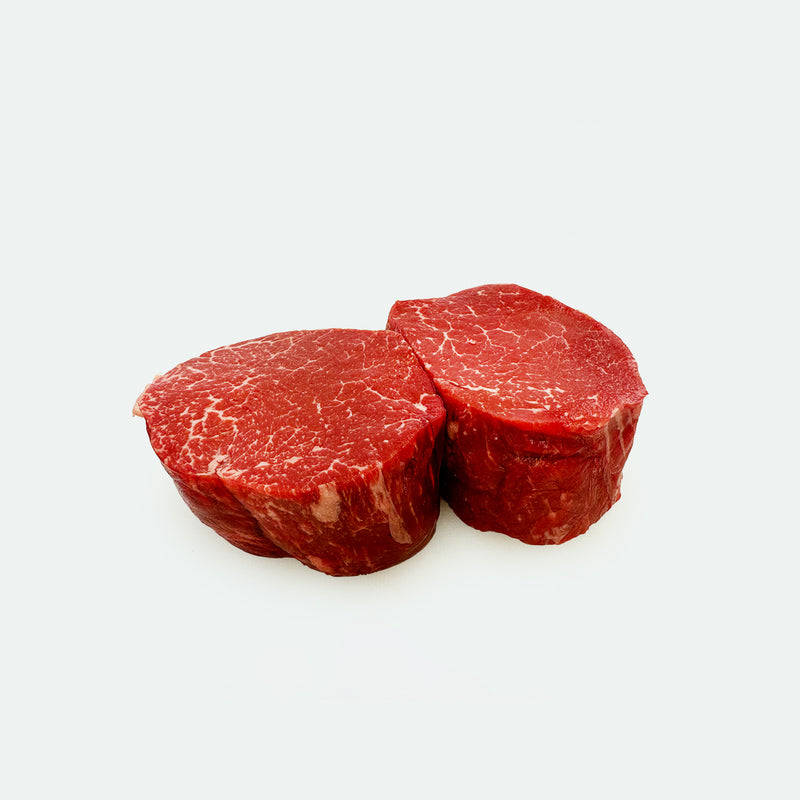Beef Eye Fillet Steaks Centre Cut Grass Fed - 220g x 2 Pieces