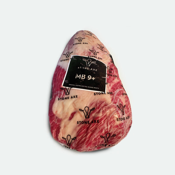 Fullblood Wagyu Rib Cap Whole Marbling Score 9+ Stone Axe