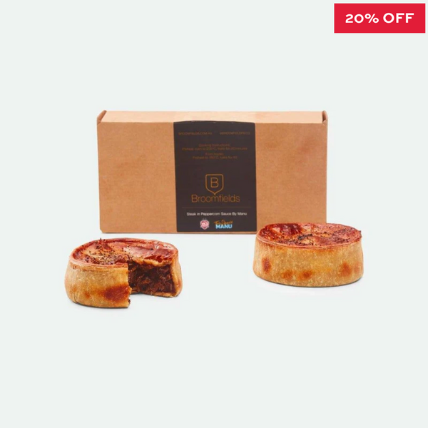 Wagyu Pepper Steak Pie with Peppercorn Sauce by MANU x Broomfields – 2 Pieces