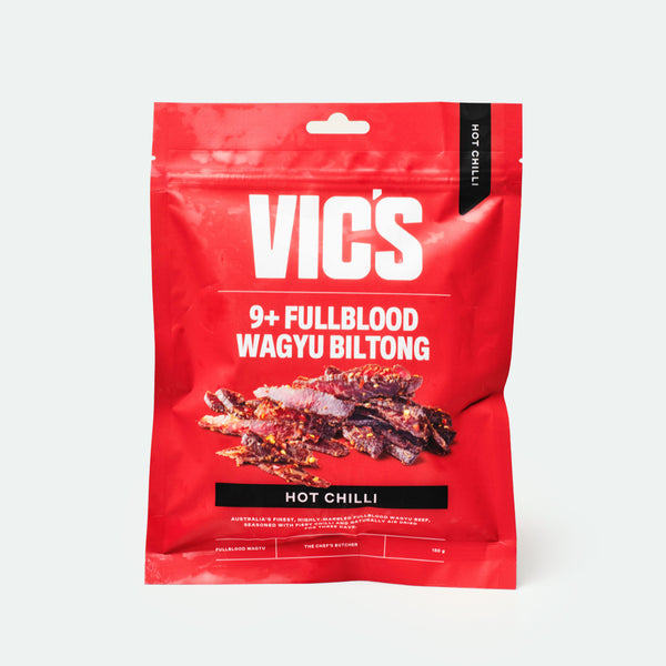 Fullblood Wagyu Biltong Chilli Flavour Marbling Score 9+ Stone Axe - 150g