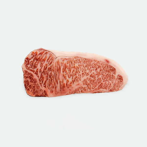 Miyazaki Japanese A5 Wagyu Sirloin Steak Marbling Score 12