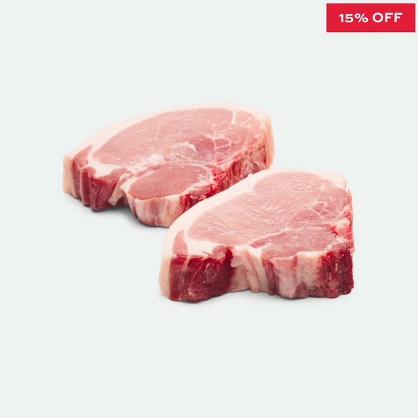 Pork Loin Chops Kurobuta Fullbood Berkshire 280g x 2 Pieces