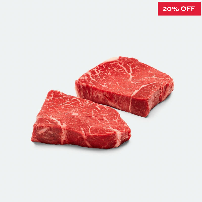 Fullblood Wagyu Rump (Rostbiff) Steak Marbling Score 9+ Stone Axe - 300g x 2 Pieces