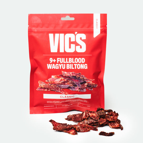 Fullblood Wagyu Biltong Traditional Flavour Marbling Score 9+ Stone Axe - 150g
