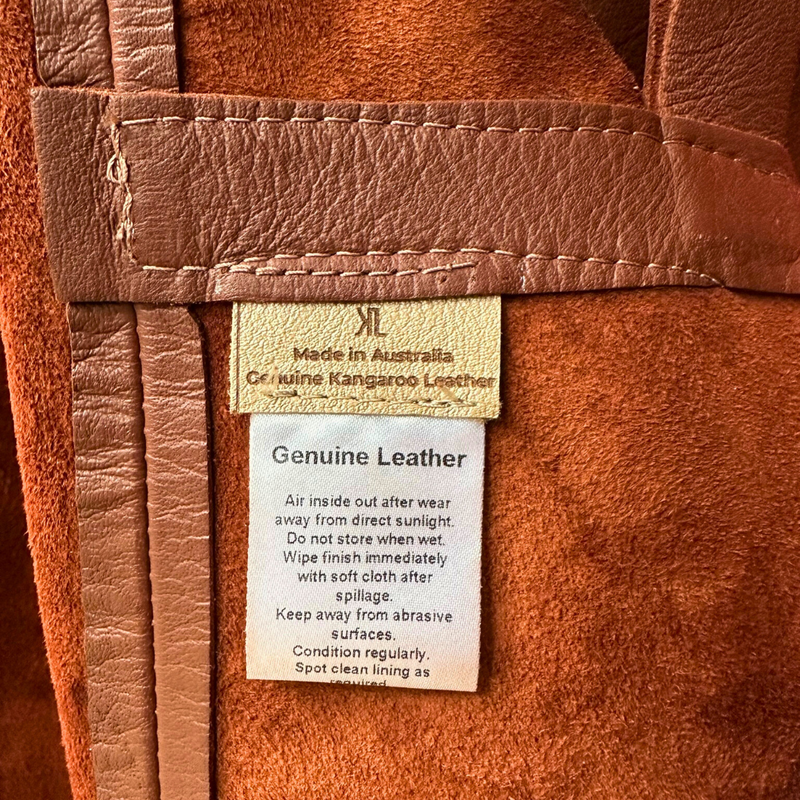 Paroo Hand Made Kangaroo Leather Apron