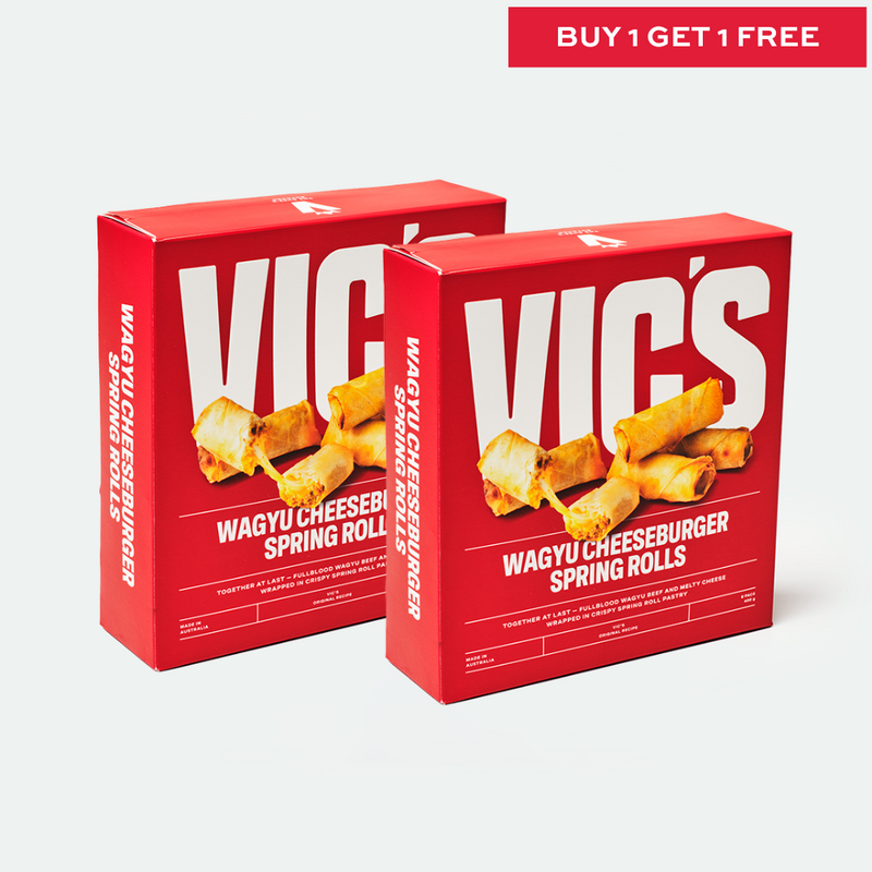 Fullblood Wagyu Cheeseburger Spring Rolls - 8 Pack - BUY 1, GET 1 FREE