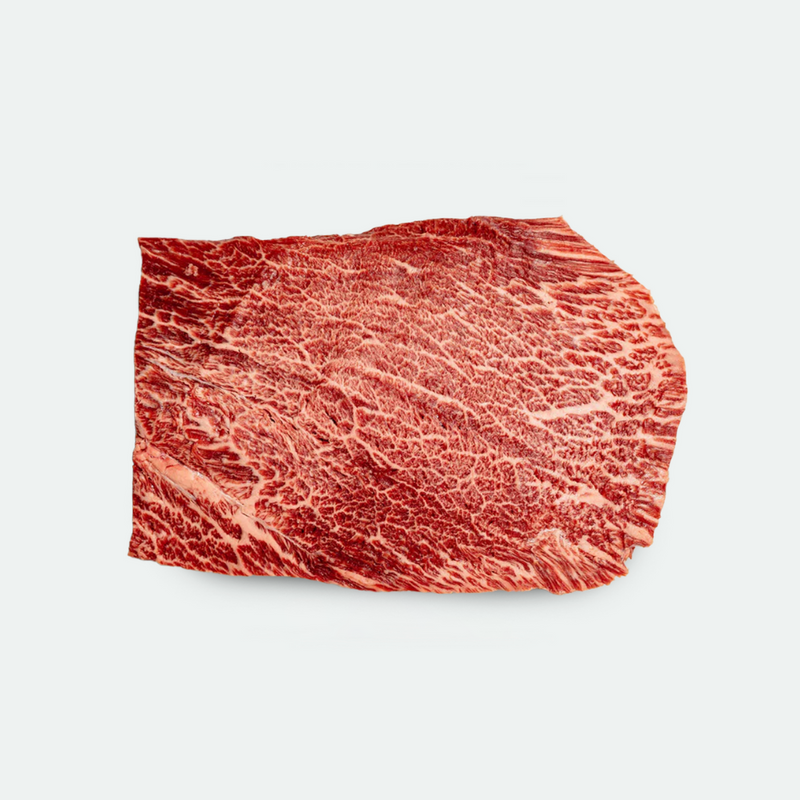 Fullblood Wagyu Flat Iron Steak Marbling Score 9+ Stone Axe - 300g