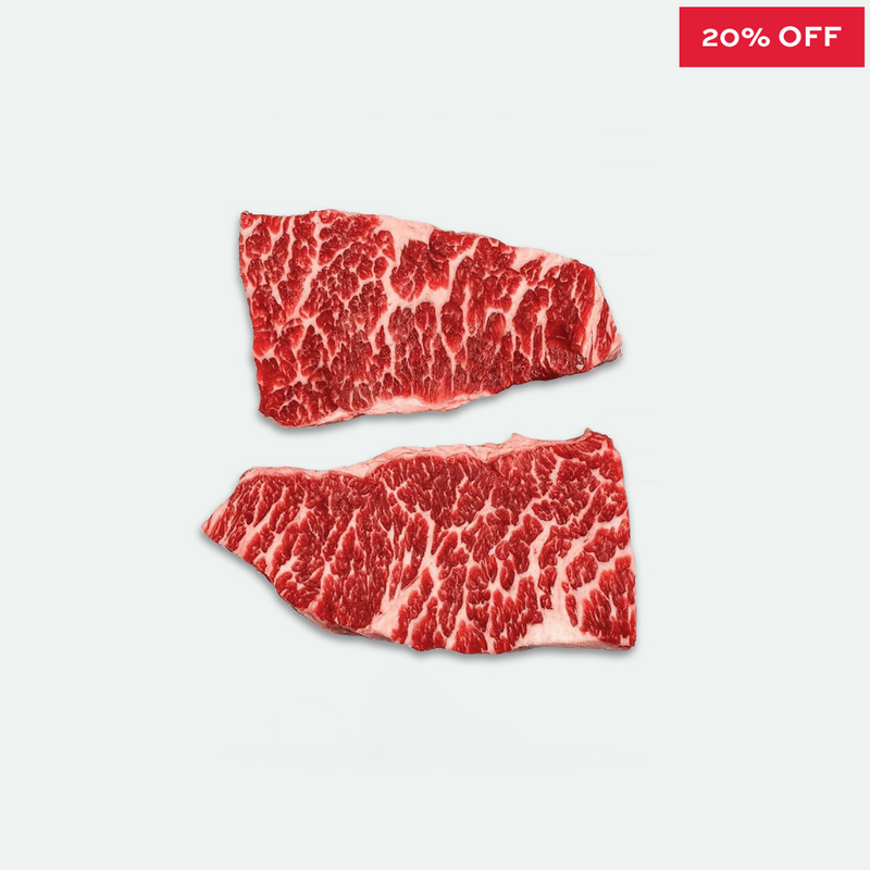 Beef Denver Steak (Zabuton) Marbling Score 5+ Rangers Valley Black Market - 250g 2 x pieces