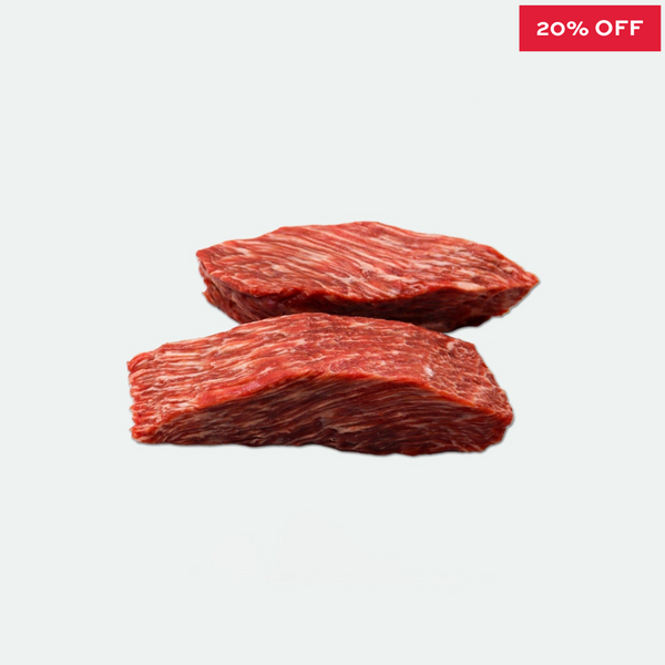 Beef Bavette d’aloyau Steak Marbling Score 5+ Black Market Rangers Valley - 300g x 2 Pieces