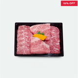 Miyazaki Japanese A5 Wagyu Yakiniku Tasting Plate Marbling Score 12 - 500g