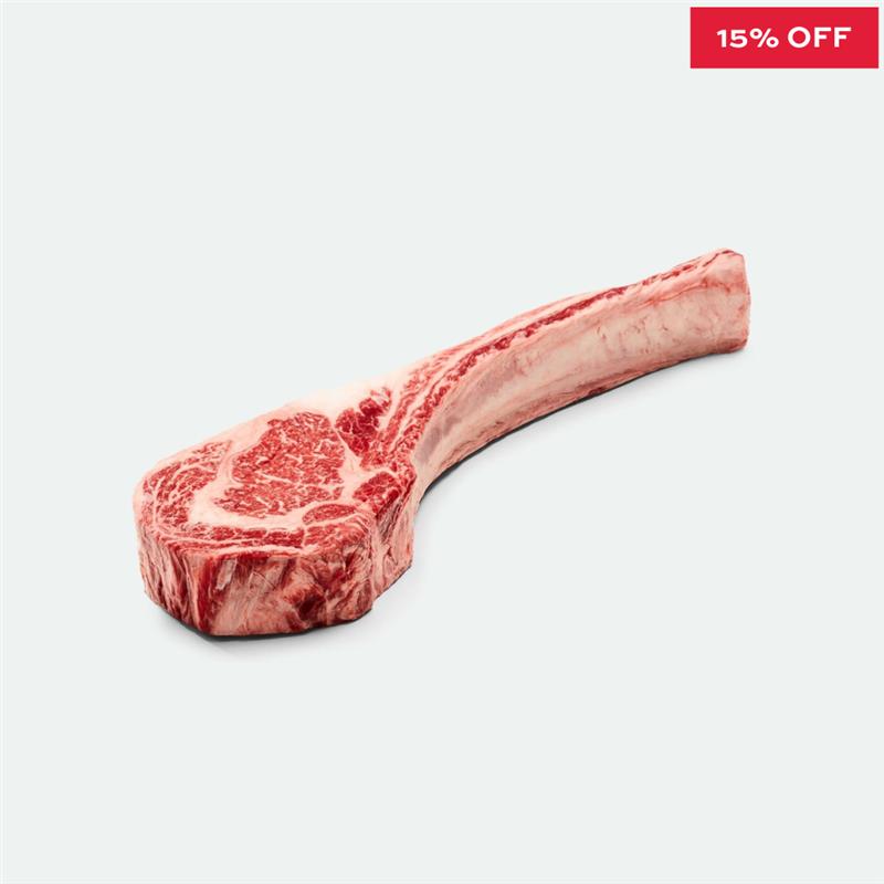 Fullblood Wagyu Tomahawk Steak Marbling Score 9+ Stone Axe