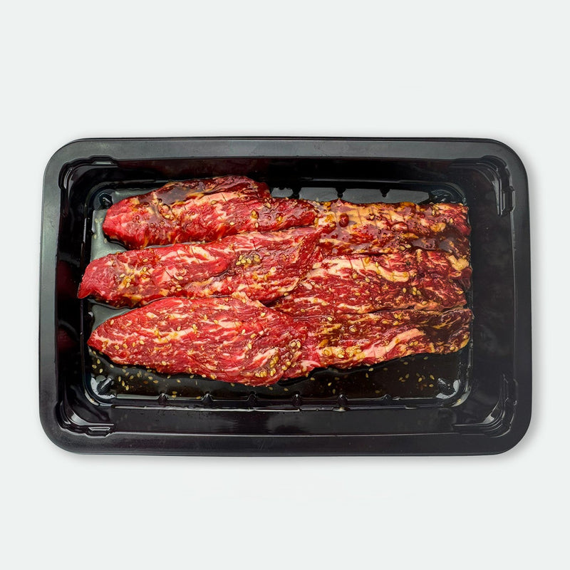 Beef Yakiniku (Tri Tip) Marinated Marbling Score 2 + Black Onyx Lockyer Valley - 440g