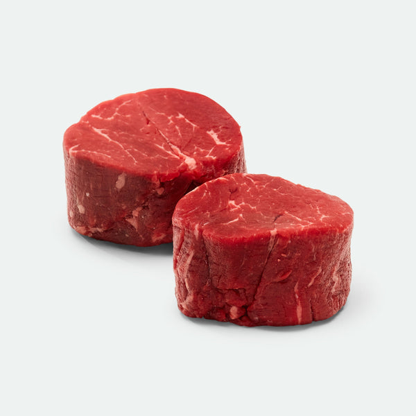 Beef Eye Fillet Steaks Premium Grass Fed - 220g x 2 Pieces