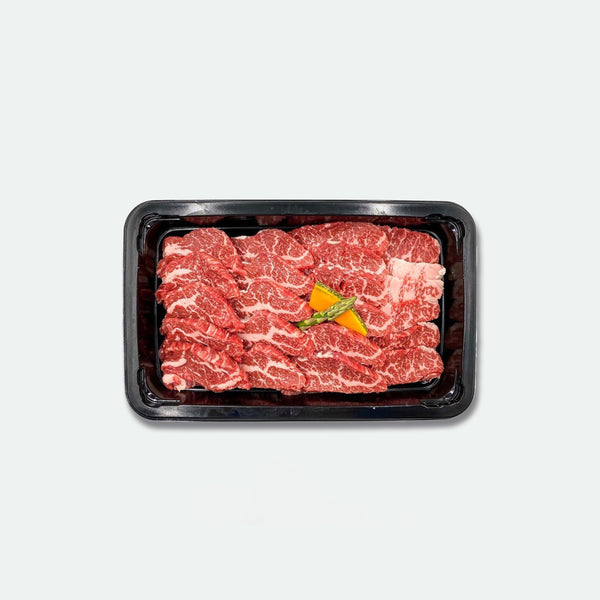 Beef Yakiniku (Flank) Sliced Marbling Score 5+ Rangers Valley Black Market - 500g