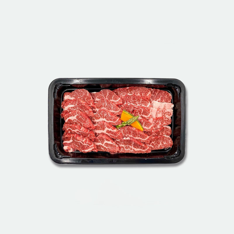 Beef Yakiniku (Flank) Sliced Marbling Score 5+ Rangers Valley Black Market - 500g