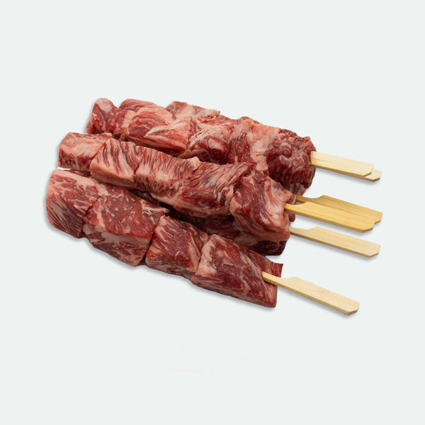 Fullblood Wagyu Intercostal Skewers BMS 9+ Stone Axe - 6 pieces Vic's Meat 