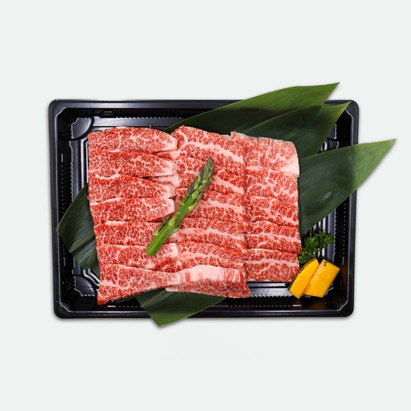 Miyazaki Japanese A5 Wagyu Flank Steak Yakiniku Marbling Score 12 - 300g