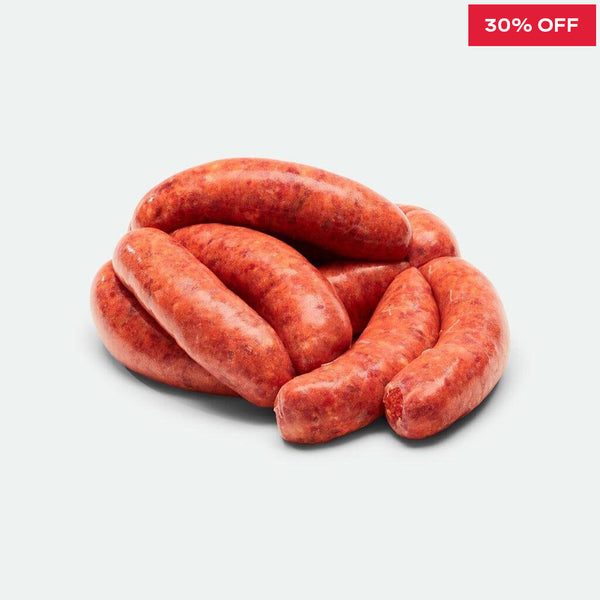 Thick Tomato & Onion BBQ Sausages - 1kg