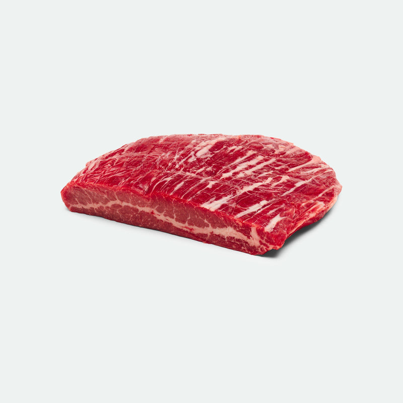 Beef Flank Steak Portion Black Onyx Rangers Valley - 500g Map 80mm Vic's Meat 
