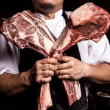 Delicious Beef Tomahawk Steak Black Onyx Rangers Valley Marbling Score 3+ - Vic's Meat