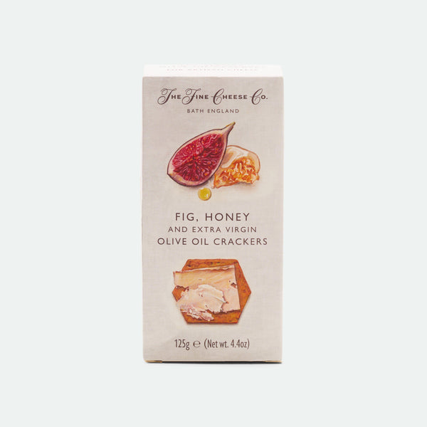 Fig, Honey & Extra Virgin Olive Oil Crackers The Fine Cheese Company - 125g SIMON J 