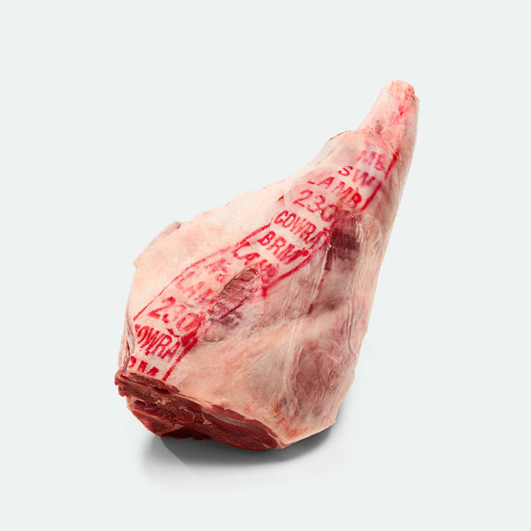 Lamb Leg Bone In Free Range - 2.8kg Cryo Vac Vic's Meat 