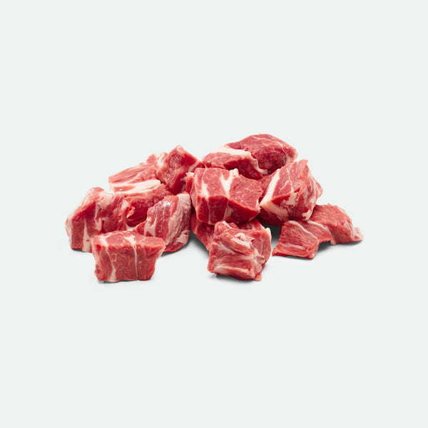Delicious Lamb Neck Fillet Diced Free Range - 500g - Vic's Meat