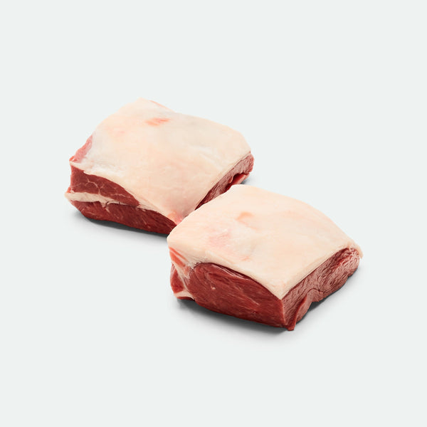 Lamb Rump Cap On Free Range 300g x 2 Pieces Map 60mm Vic's Meat 