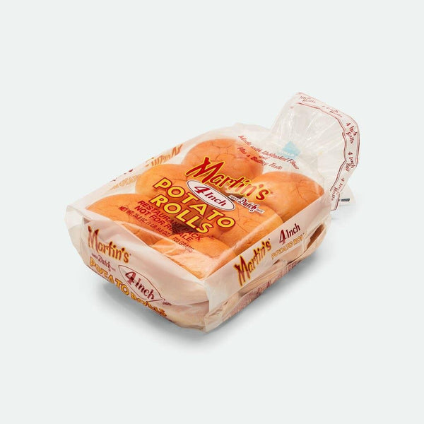 Delicious Martin's Famous Potato Burger Rolls - 6 Pack - Vic's Meat