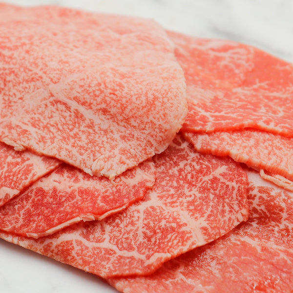 Miyazaki Japanese A5 Wagyu Bulgogi Sliced Marble Score 12 - 400g Vic's Meat 