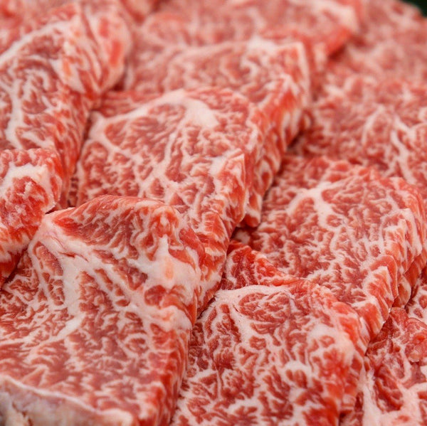 Miyazaki Japanese A5 Wagyu Flap Meat Yakiniku Marble Score 12 - 300g Vic's Meat 