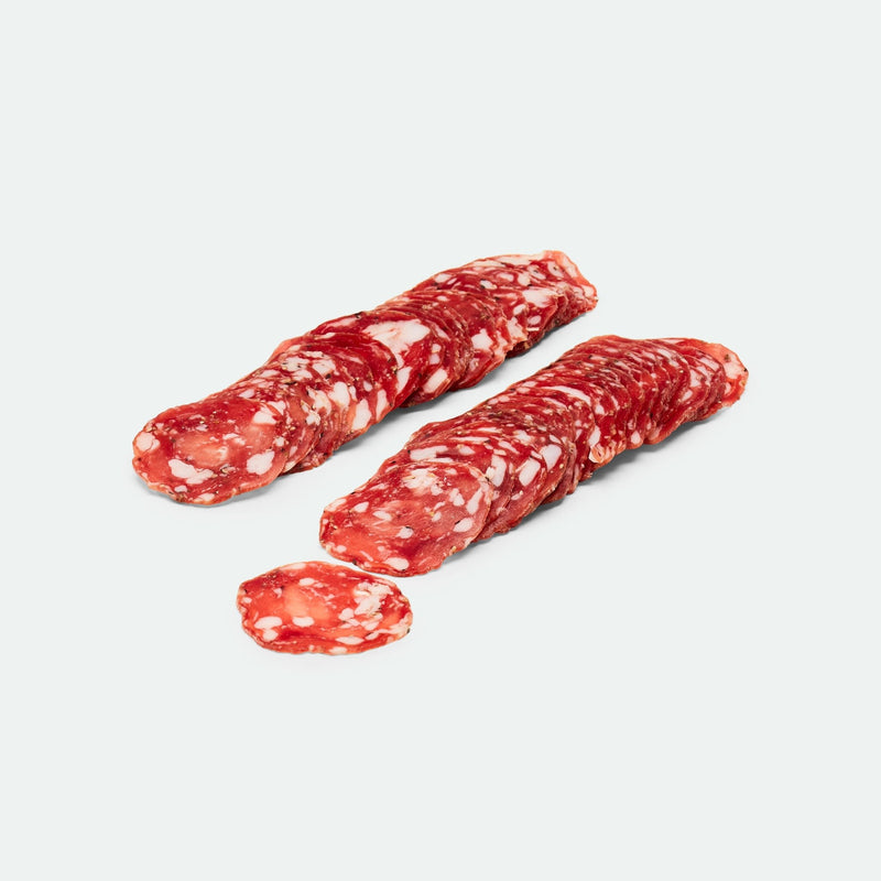 Delicious Pork & Fennel Salami De Palma Sliced - 200g - Vic's Meat