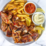 Portuguese Peri Peri Marinated Butterflied Whole Chicken Nichols Ethical Free Range - 1.4kg Original Packaging from Manufacturer Vic's Meat 