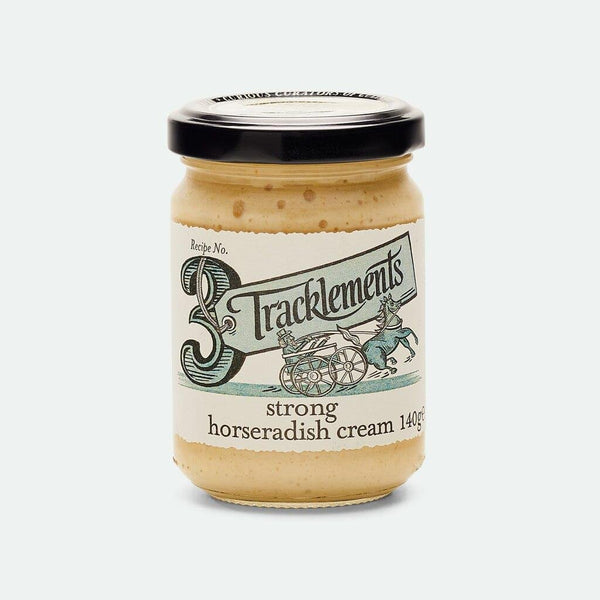 Delicious Tracklements Strong Horseradish Cream - 140g - Vic's Meat